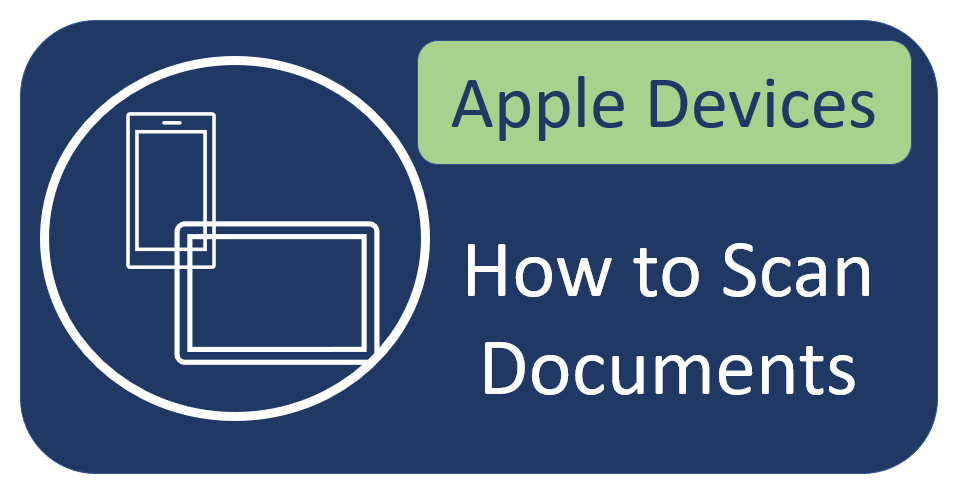 Apple Image Link.  How to scan documents using apple devices